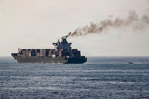 The Iranian flagged M/V Touska , April 20, 2026.