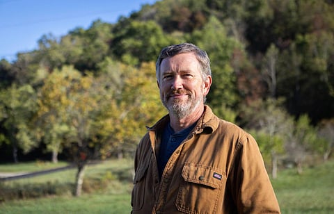 A professional outdoor portrait of Thomas Massie.