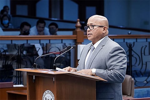 Philippines Senator Ronald 'Bato' dela Rosa in 2023.