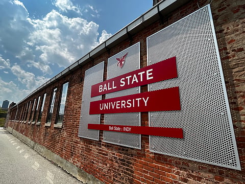 A Ball State University facility in Indiana is pictured in this file photo.