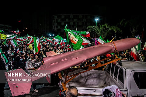 Pro-Iran demonstration in Tehran