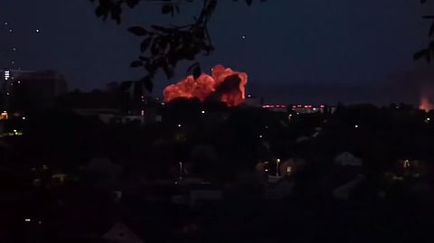 Missile impact in Kiev, June 2nd, 2026.