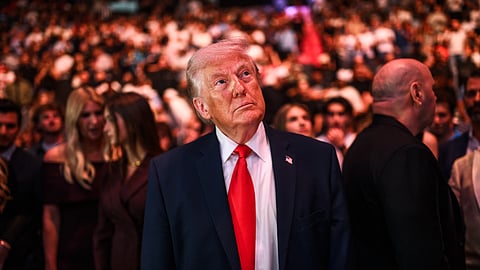 President Donald J. Trump Attends UFC 327 in Miami Florida, April 11, 2026.