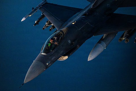 A U.S. Air Force F-16 fighter jet.