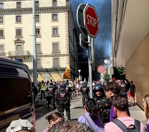 Thousands Protest Ahead of G7 Summit as Police Deploy Across Geneva