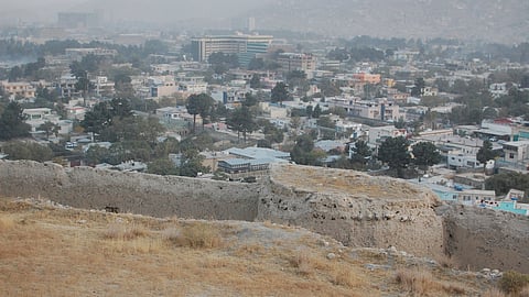 Kabul skyline.