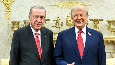 President Donald J. Trump and Turkish President Recep Tayyip Erdoğan in 2025.