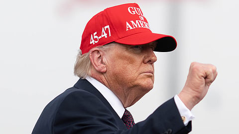 President Donald J. Trump delivers remarks on energy at the Port of Corpus Christi, Texas on Friday, February 27, 2026.