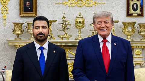 President Donald J. Trump and Iraqi Prime Minister Ali al-Zaidi.