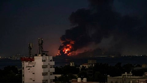 Saudi airstrikes against Hodeidah, Yemen, 24 July 2025.