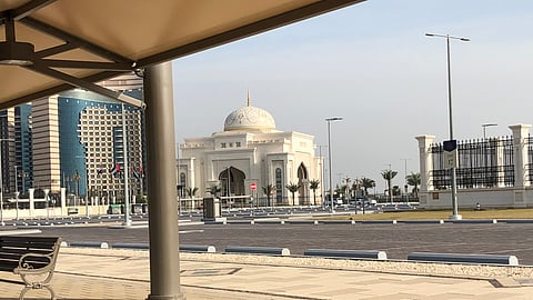 UAE Presidential Palace entrance / Image for illustrative purposes.