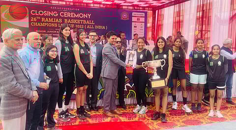 Young players showed basketball prowess at 26th Ramjas Basketball Champions League 2022