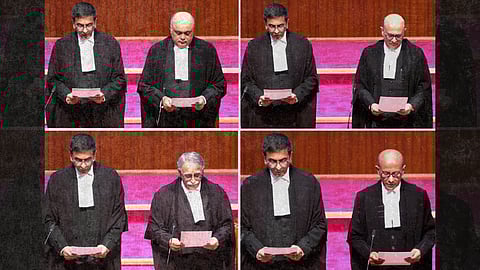 CJI Chandrachud Administers Oath to Five New Supreme Court Judges