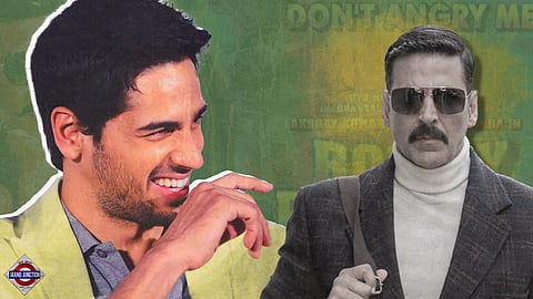 Sidharth Malhotra to replace Akshay Kumar in Rowdy Rathore 2; Khiladi fans outcry