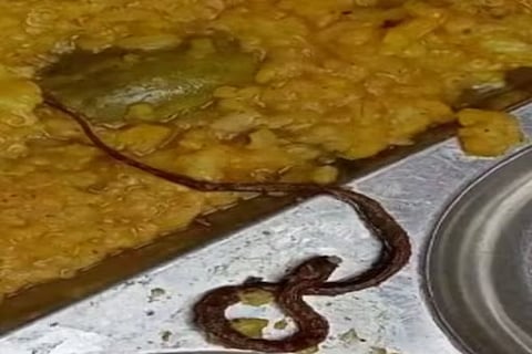 Dozens of children fell sick after eating the food and were admitted to a hospital in Forbesganj for treatment.