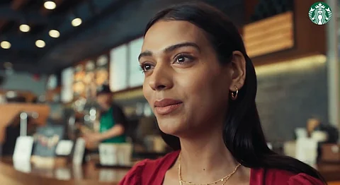 a still from the video ad