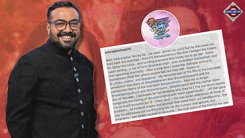 Film-maker Anurag Kashyap reviews Film ‘Rocky Aur Rani Ki Prem Kahani’