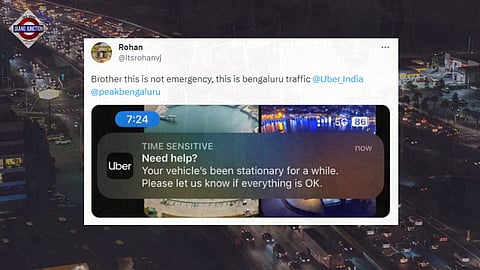 Bengaluru Man Stuck In Traffic But Uber Thought He Needs Help, Raises 'Emergency' Concerns