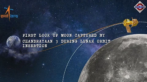 WATCH | First Look of Moon Captured by Chandrayaan 3 During Lunar Orbit Insertion
