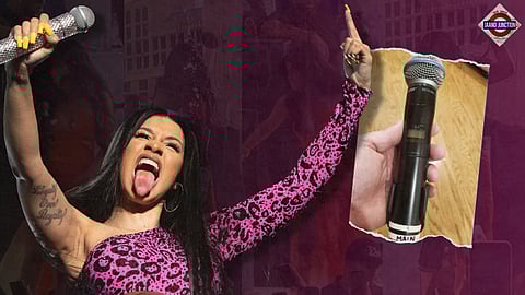 The Microphone Cardi B Threw At A Fan Is Now Being Auctioned For ₹82,00,000