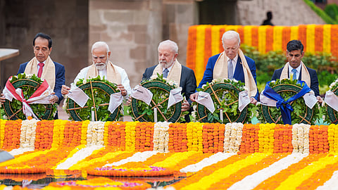 Photo from Day 2 of G20 at Raj Ghat