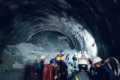 Uttarkashi Tunnel Collapse: Protest Erupts at Site As Rescue Op Enters Day 4; New Drill Machine Arrives