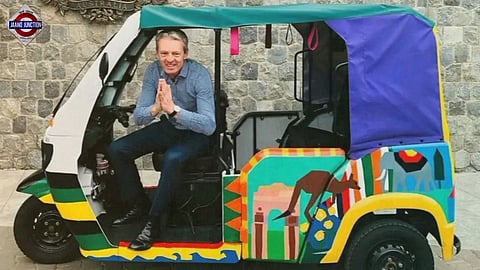 Australia’s new Deputy High Commissioner to India makes desi entry in an auto