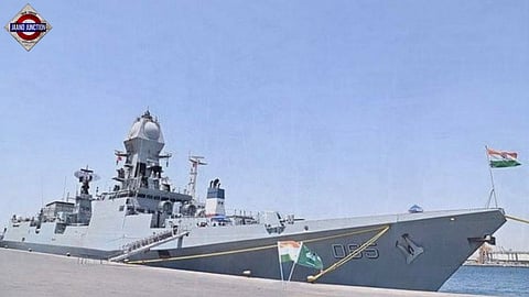 Indian Navy's INS Chennai Rescues All Crew Members Of Hijacked Ship MV Lila Norfolk Off Somalia Coast