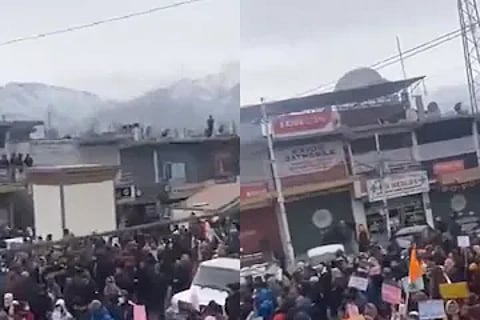 Massive Protests in Leh Demand Ladakh Statehood & Constitutional Reforms