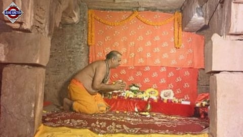 Puja and aarti at performed at Gyanvapi mosque in Varanasi.