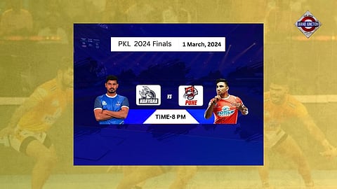 Pro Kabaddi League 2024 Final: Haryana Steelers vs Puneri Paltan details
