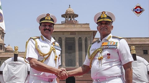 Admiral Dinesh Kumar Tripathi takes charge as 26th Navy chief