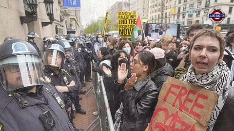 Mass arrests across US universities as pro-Palestine protests intensify
