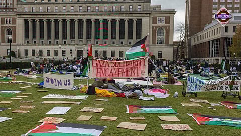 Calls for tuition refund as Columbia University goes remote amid Gaza protests