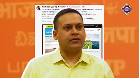 Thailand and New York's Buffalo River in Congress manifesto? BJP has field day