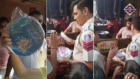 Chaos after biryani served on plate with Lord Ram's photo in Delhi