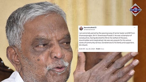 BJP MP, ex-Union minister Sreenivasa Prasad dies at 76, PM expresses grief