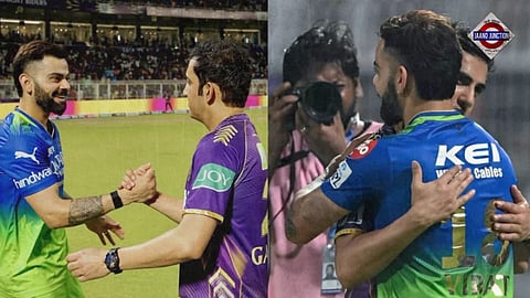 Virat Kohli receives warm embrace from Gautam Gambhir, KKR mentor lauds 'phenomenal' RCB after final-over thriller