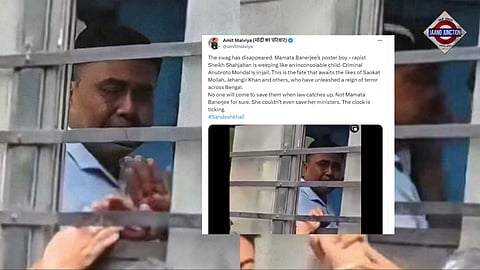 On camera, jailed Sheikh Shahjahan breaks down, BJP says 'swag disappeared'