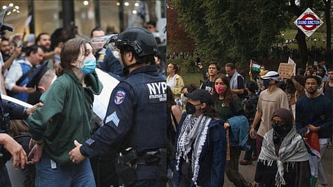Pro-Palestine protesters try to disrupt Met Gala with smoke bombs, many arrested