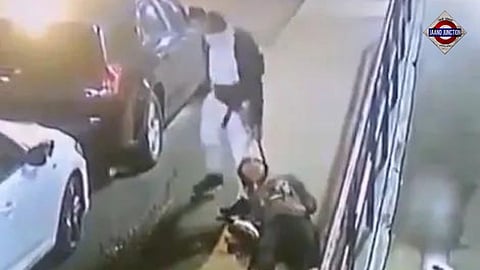 Chilling video shows US woman choked with belt, dragged behind car and raped