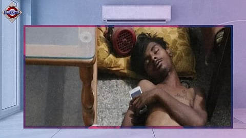 Thief enters house in Lucknow, falls asleep in AC, cops wake him up