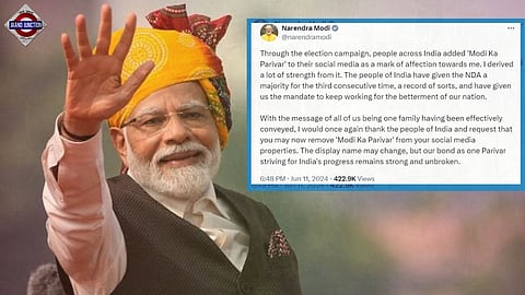 Drop ‘Modi ka Parivar’ from social media handles: PM's request to followers