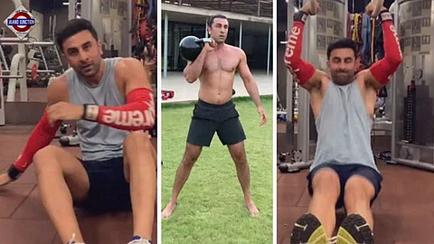 Watch: Ranbir Kapoor's strenuous gym routine impresses fans, Alia Bhatt reacts