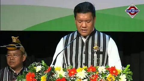 Pema Khandu sworn in as Arunachal Pradesh Chief Minister, Chowna Mein his Deputy