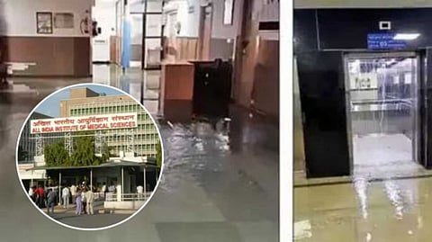 AIIMS flooded, surgeries stalled, patients suffer as monsoon rains havoc in Delhi