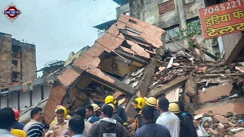 3-storey building collapses in Navi Mumbai, many feared trapped