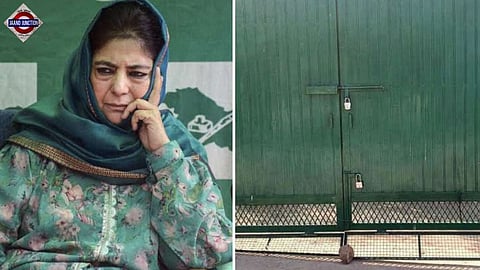 Mehbooba Mufti claims 'house arrest' on Martyrs' Day, shares pic of locked gate