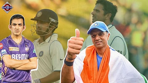 Gautam Gambhir replaces Rahul Dravid as Team India's new head coach