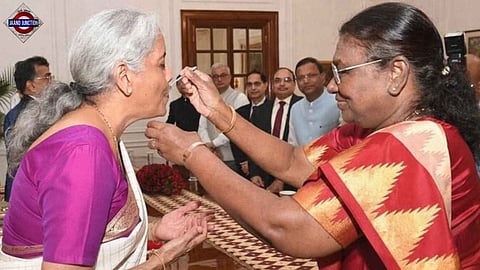 Nirmala Sitharaman's 'dahi-cheeni' moment with President ahead of Budget